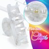 Gortin Acrylic Claw Clips Medium Hair Clips Nonslip Hair Claw