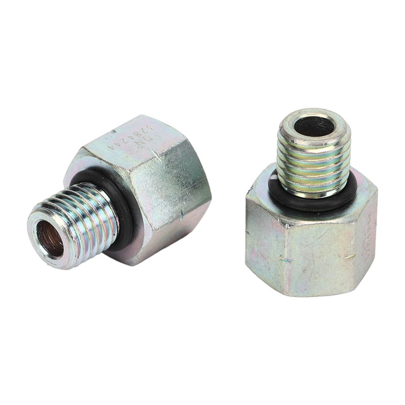 2 Pcs Turbo Oil Feed Line Connector Joint Turbine Supply