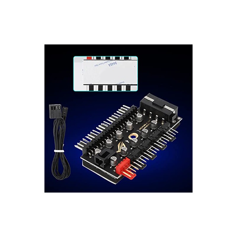4pin 10 Puertos PC Fan Hub, Concentrador Hub de Ventilador