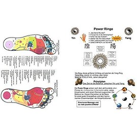 Massage Ring, Finger Massage Ring, Acupressure Ring, Reflexology Ring, Large, Gold in Tin