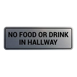 Signs ByLITA Standard No Diving Sign with Adhesive Tape, Mounts On Any Surface, Weather Resistant, Indoor/Outdoor Use (Brushed Silver) - Large