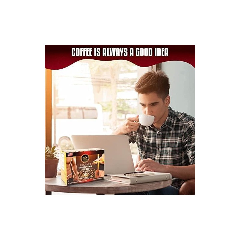 Eternal Cafe De Ganoderma Coffee 4 in 1 Reishi Beverage