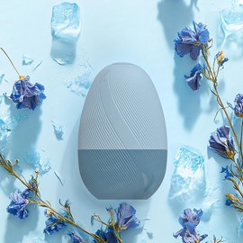 Ice Mold for Face - Cold Facial Massager - Face Lifting Cooling Ice Mold Egg Shaped for Skin Care Routine Night Gym Recovery Post-Workout Spa Morning Travel