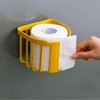Versatile White Adhesive Basket Holder: Bathroom, Kitchen, Sponge, Sink Storage