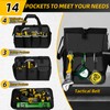 NECKORY Tool Bag, Portable Tool Box Organizer Adjustable Shoulder Strap,