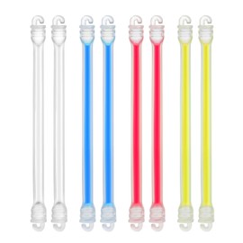 Qianyu 8 Pcs Tennis Racket Dampener Soft Silicone Racket Shock Absorbers to Reduce Vibration Long Tennis Racquet Vibration Dampener Racquet Accessories for Tennis Player Sports Favor