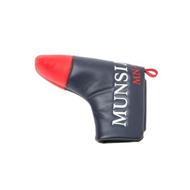 Munsing Wear MG5SHC51M Men's NV00 Headcover, Classic Putter Cover, Pin Type, Mallet Type, Magnetic Closure, Golf, NV00 (navy)