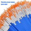 Set 100 Pinceles Para Dibujo Acuarela Acrílico Oleo Gouache