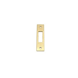 Full Mortise Furniture Lock Half Mortise Cabinet Lock Flush Mount Lock 2" Strike Plate Cabinet Lock Strike Plate - Solid Brass