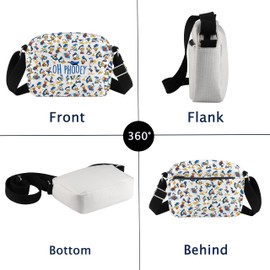 Funny Duck Crossbody Bag Oh Phooey Zipper Pouch Bag Duck Lover Gift Donald Inspired Gift (Oh Phooey HCB CA)