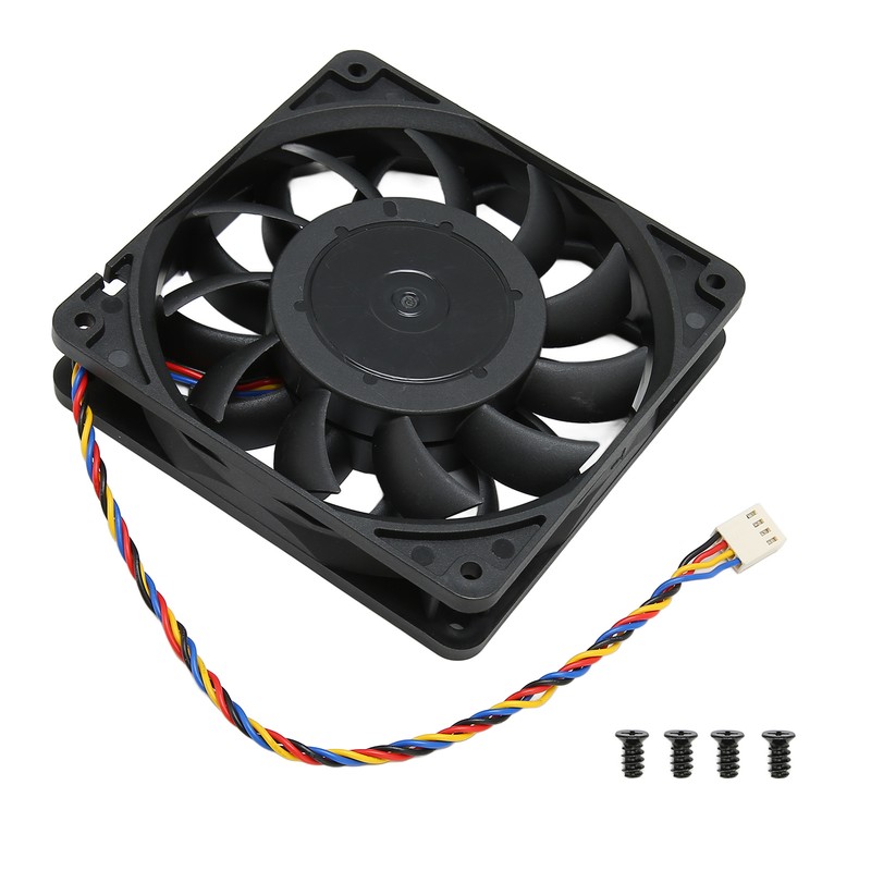 120mm Computer Case Fan Double Ball Bearing Support PMW Temperature