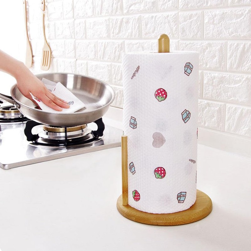 Kitchen Roll Holder, Wooden Kitchen Roll Holder, Paper Roll Holder