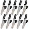 10Pcs Alligator Clips, 50mm Small Metal Electrical Clamps Wire Alligator