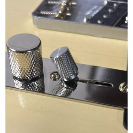 Kinnatone Knurled stainless  Steel Strat Or tele Style switch tip Blade Style