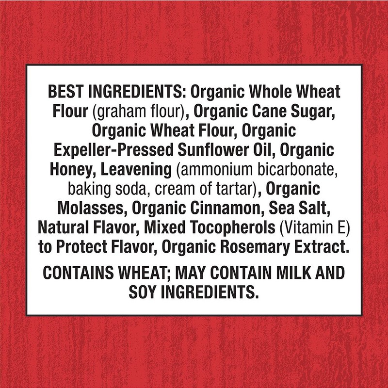 Annie's Organic Cinnamon Graham Cracker Bricks Graham Bricks 14.4 oz