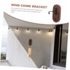 BIUDECO Metal Hook Wooden Wind Chime Bracket Wall Mount Easy