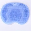 QTOETUII Large Shower Foot Scrubber Mat，Exfoliates，Massages Your Feet Without Bending,