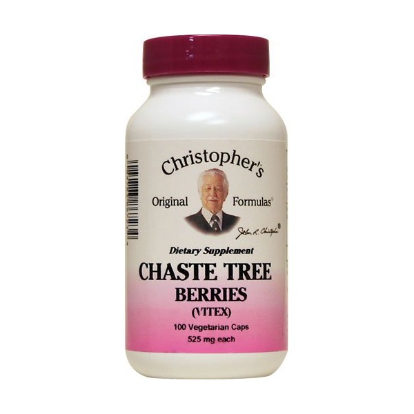 Dr. Christopher's Chaste Tree Berry Capsules 100 Vegi-caps