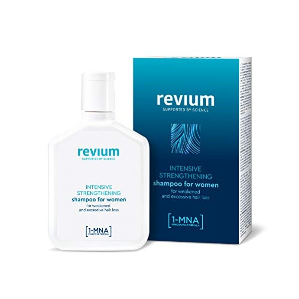 Revium Intensive Anti-Hair Loss Shampoo For Women, Hair Growth Treatment with 1-MNA Molecule, Soothing and Reducing Irritations, 200 ml
