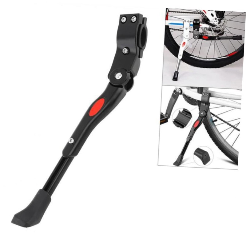 Angoily 1set Aluminum Alloy Bike Kickstand Easy to Install Foot