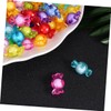 Tofficu 490g Acrylic Loose Beads Crystal Candy Shape DIY Beading