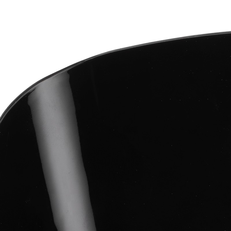 Universal Motorcycle Windshield Wind Deflector Screen W/Mounting Bracket for 5‑7inBlack