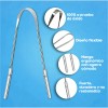 Cepillo Lengua Acero Inox Limpiador Lingual Limpieza Bucal F