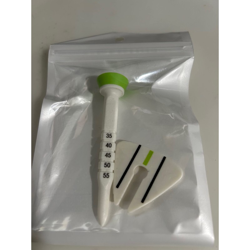 Height Adjustable Golf Tee and Ball Marker