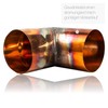 Copper Elbow 120 mm with 87 Degrees, Pipe Angle with