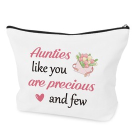 Best Auntie Gifts from Nephew,Special Aunty Mothers Day Birthday Gifts for Auntie Presents Aunties Christmas Mothers Day Presents Ideas for Women Aunt Aunts Makeup Bag Cosmetic Bags from Niece