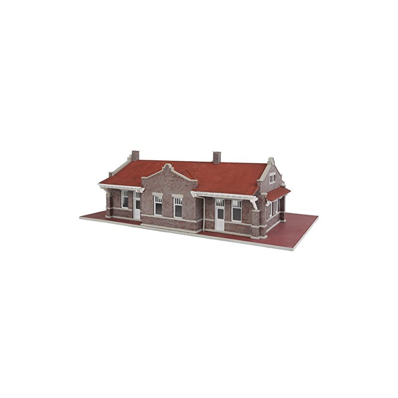 Walthers Cornerstone Brick Mission Style Depot Train