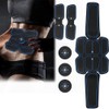 Abdominal Muscle Stimulator EMS Fitness Training Muscles Massage Sticker Blue