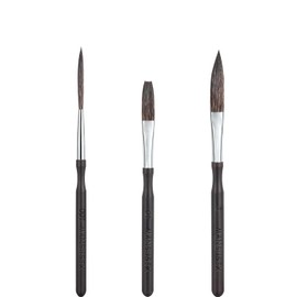 Starter Pinstriping Brush Kit, High Performance Striping Brushes, Long Liner Brush,Script Liner Brush,Sword Brush, Scroll Brushes, Professional Art Paintbrushes Paint Brushes(3pcs)