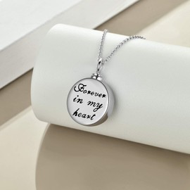 Sterling Silver Cardinal Urn Necklace for Ashes Red Bird Cremation Memorial Jewelry for Ashes (Cardinal Bird)