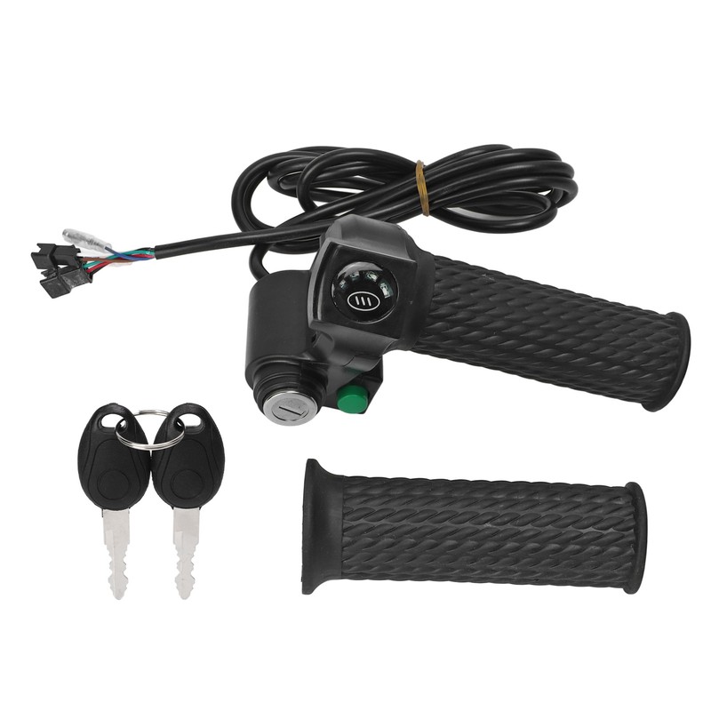 2 PCS Electric Bike Throttle Grip Kit Speed Control Grip