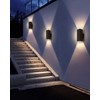 harriet Outdoor Wall Lights, Modern Outdoor Wall Sconces Aluminum Waterproof,