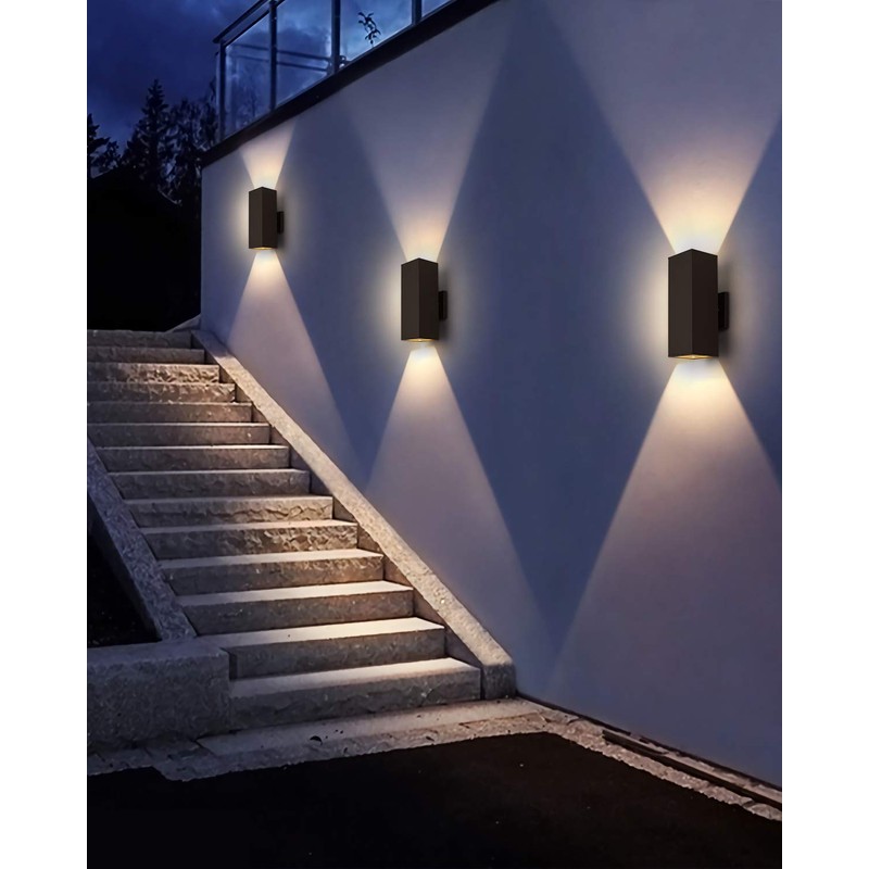 harriet Outdoor Wall Lights, Modern Outdoor Wall Sconces Aluminum Waterproof,