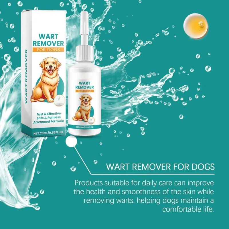 Corrector De Verrugas De Perro 20ml, Rápido Y Eficaz