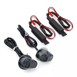 Unbranded MINI Front LED Turn Signal Lights Indicator w/Resistors For YAMAHA YZF R7 YZF-R7