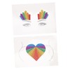 Baluue Sets Pride Rainbow Face Stickers Body Stickers for Pride