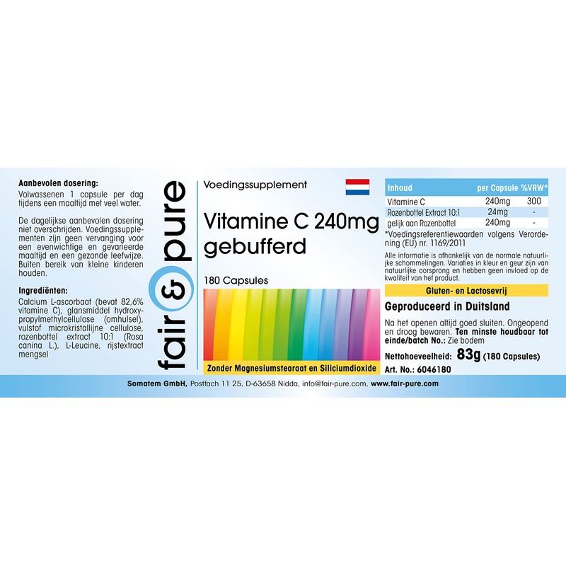 Fair & Pure® - Vitamin C Capsules - 240mg -