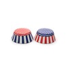 Fox Run 7199 Patriotic Bake Cup Set, Standard, 50-Count, Multi-Color