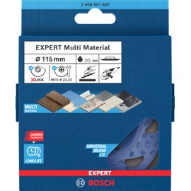 Bosch 1 x Expert Multi Material Carbide Cup Disc Coarse (for Paint on Wood, Diameter 115 mm, Coarse, Professional Accessories Small Angle Grinder)