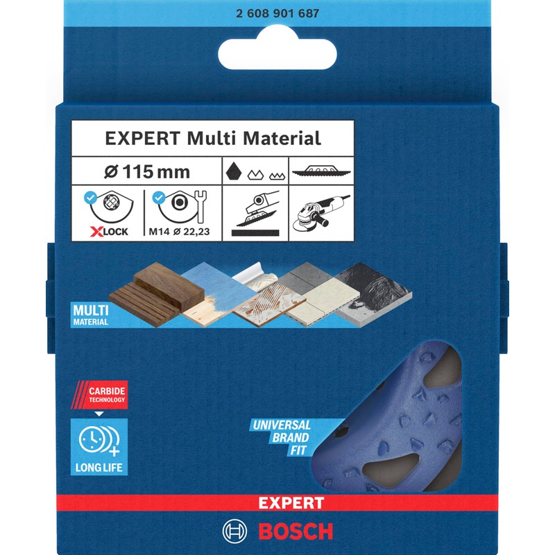 Bosch 1 x Expert Multi Material Carbide Cup Disc Coarse