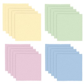 Miralith 20 Pcs Reusable Jewelry Cleaning Cloth, Portable Double-Sided Polishing Cloth for Room, Office, School, Antioxidant Protection Accessories for Ornaments, Glasses, Pearl