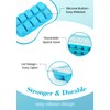 DOQAUS Ice Cube Tray with Lid and Bin - 4