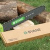 BYANE 16 Inch Chainsaw Bar and Chain Combo, 3/8" LP