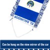 TOPFLAGS EL Salvador Flag 4 X 6 Inch Fringe EL