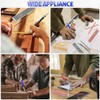 Lyaciomn Welding Pencil with Round Lead Set Metal Welding Marker