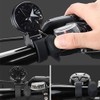 GUB Q-200 Black USB Charging Bicycle Electric Bell Bike 100-120dB